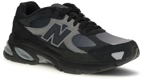 New Balance Black Recycled Polyester Athletic Sneakers
