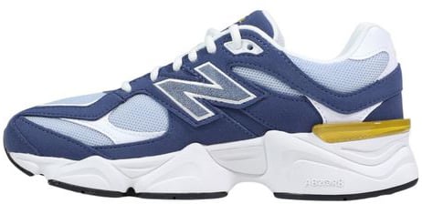 New Balance Blue Suede Leather Athletic Sneakers