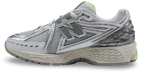 New Balance Gray Synthetic Athletic Sneakers