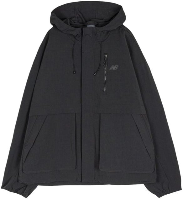 New Balance Black Nylon Shell Jacket