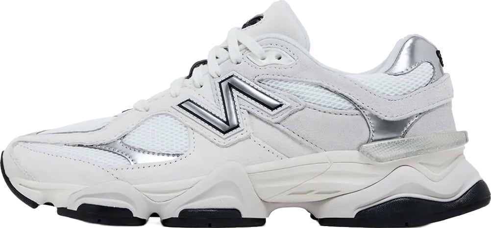New Balance 9060 'White Black Metallic Silver'