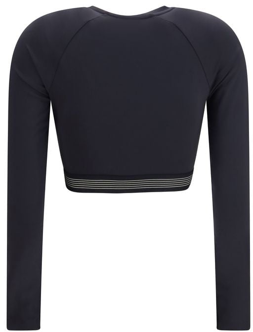 New Balance Black Recycled Polyester Longsleeve Shirt