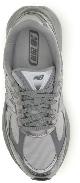 New Balance Gray Fabric Athletic Sneakers