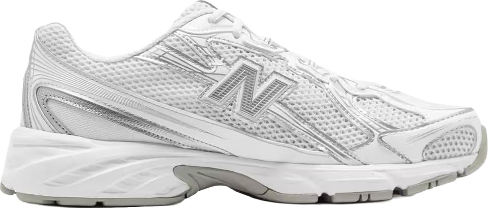 New Balance 740 'Triple White Silver'
