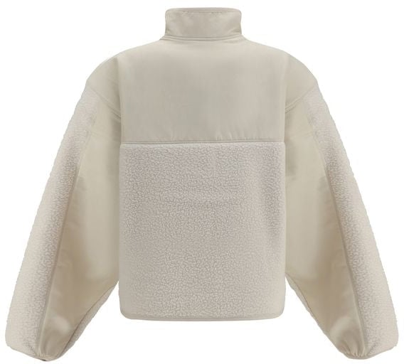 New Balance White Recycled Polyester Shell Jacket