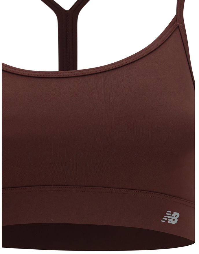 New Balance Bordeaux Recycled Polyester Sport Bra