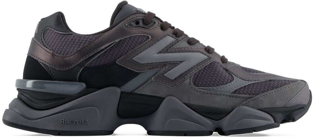 New Balance 9060 Black Grey Toe 'Black Gray White'