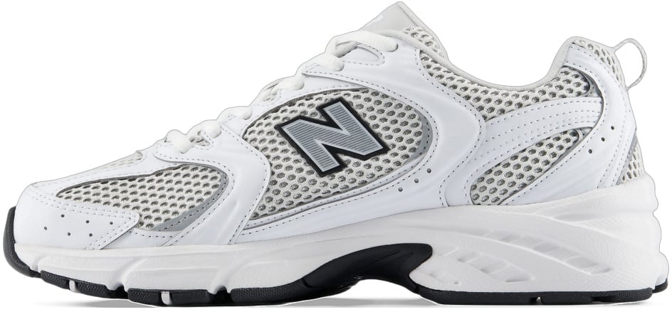 New Balance 530 White Silver Metallic Black Sole 'White Silver Black'
