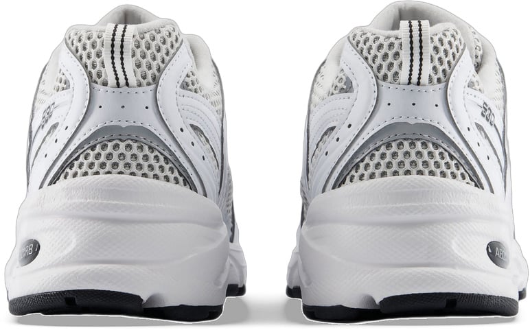 New Balance 530 White Silver Metallic Black Sole 'White Silver Black'