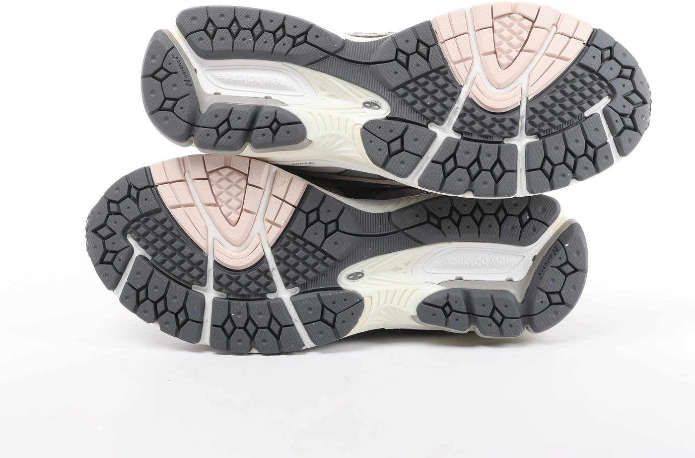New Balance x N.HOOLYWOOD Leather x Fabric Sneakers in Gray x Brown M1906NIH