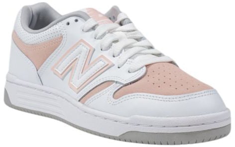 New Balance Pink Leather Sneakers
