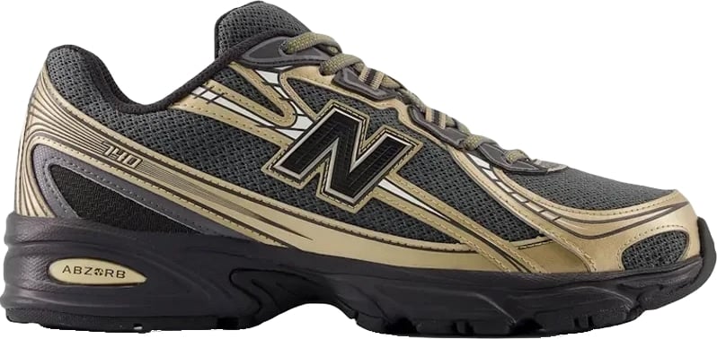 New Balance 740v2 Black Castlerock Gold Metallic