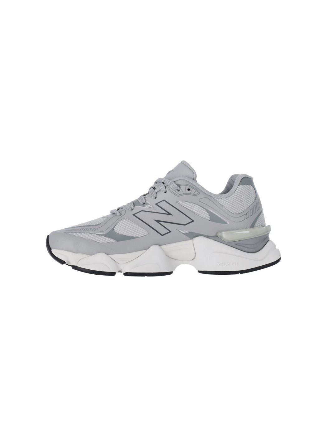 Layered Grey Sneakers With Cushioned Sole