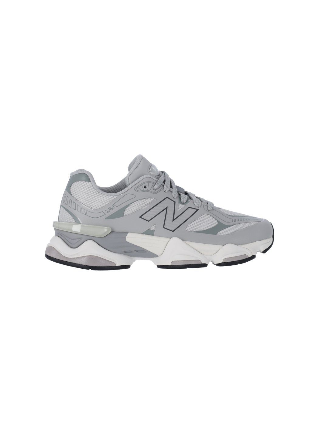 Layered Grey Sneakers With Cushioned Sole