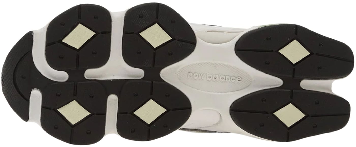 White Suede Details Mesh Sneakers