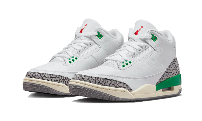 Jordan 3 Retro Lucky Green (Women's)