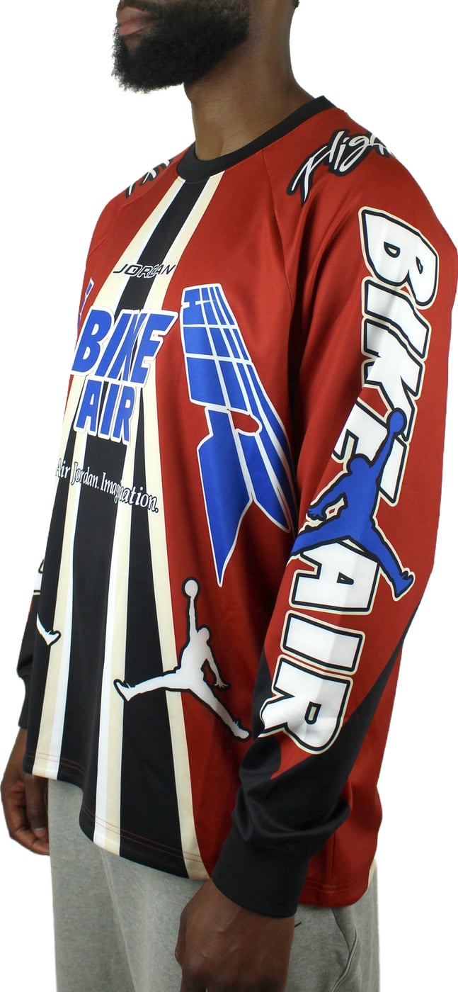 Jordan x Nigel Sylvester BMX Jersey ‘Cinnabar Red Black’