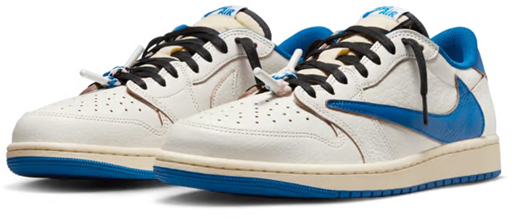 Travis Scott x Fragment Design x Air Jordan 1 Low OG 'Military Blue'
