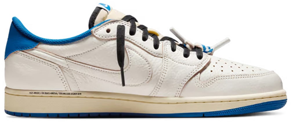 Travis Scott x Fragment Design x Air Jordan 1 Low OG 'Military Blue'