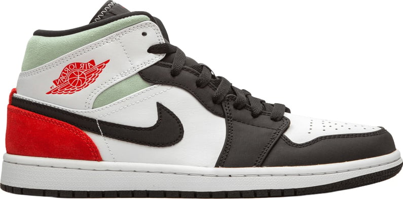 Jordan 1 Mid SE Red Black Toe