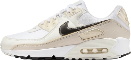 Nike Air Max 90 'White & Flat Pewter' (Women's)