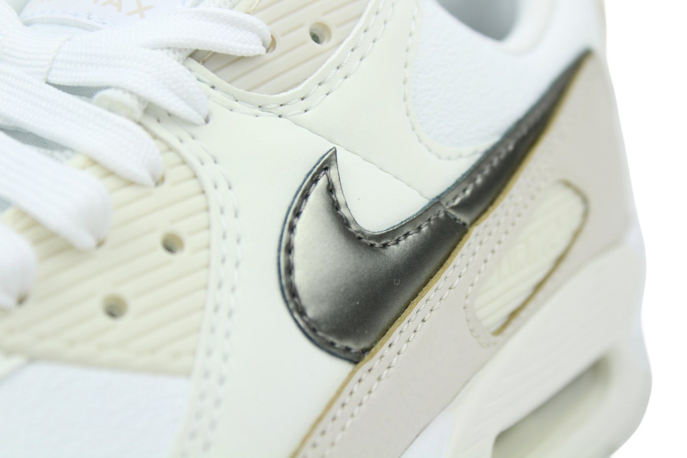 Nike Air Max 90 'White & Flat Pewter' (Women's)