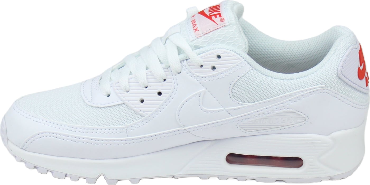 Nike Air Max 90 'White & Light Crimson'
