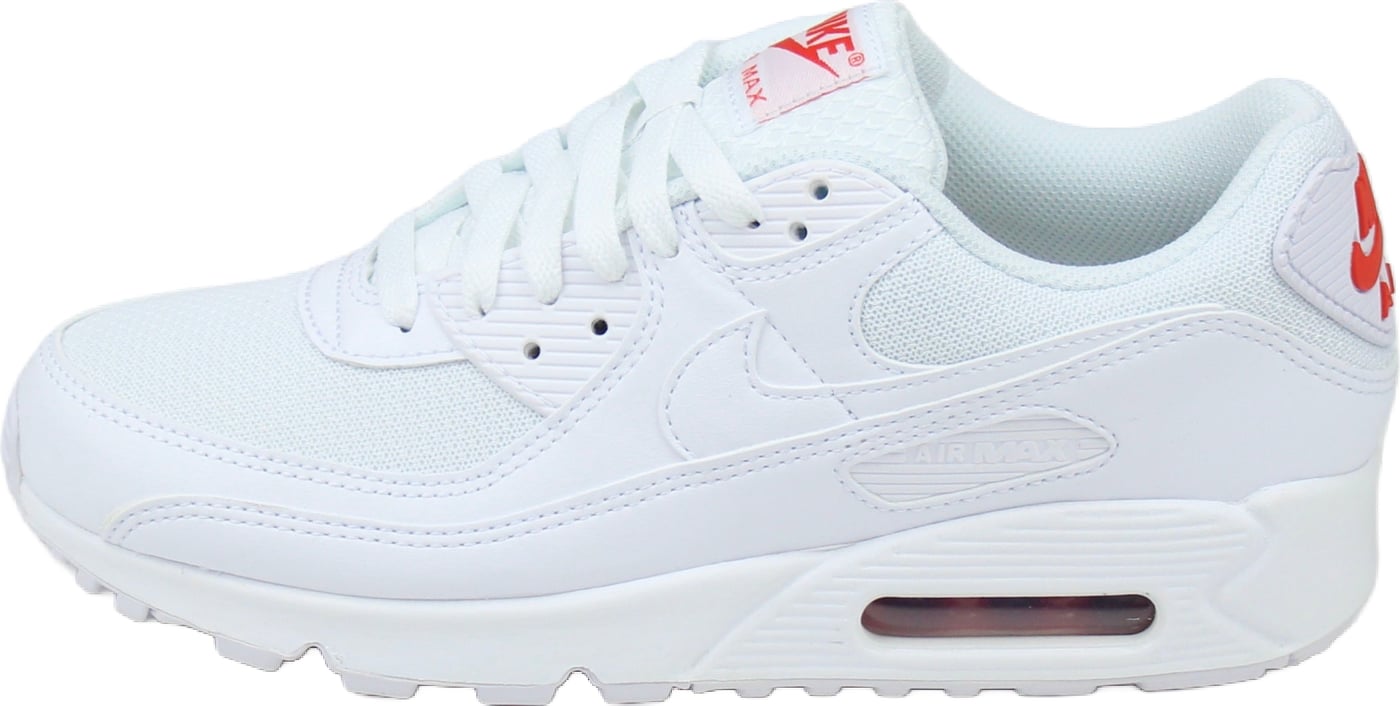 Nike Air Max 90 'White & Light Crimson'