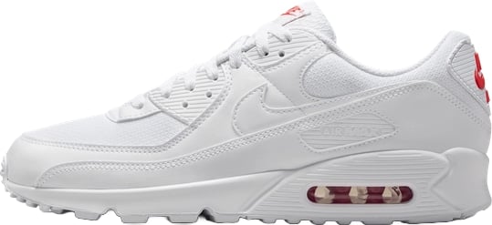 Nike Air Max 90 'White & Light Crimson'