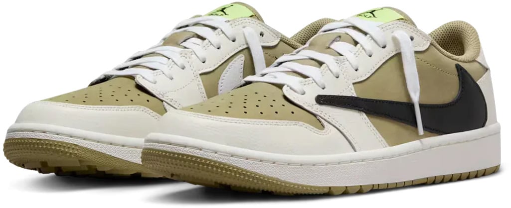 Jordan 1 Retro Low Golf Travis Scott 'Neutral Olive'