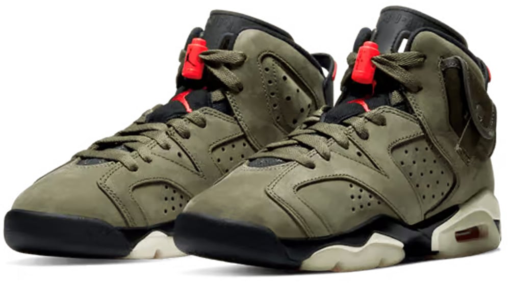 Jordan 6 Retro Travis Scott 'Medium Olive'