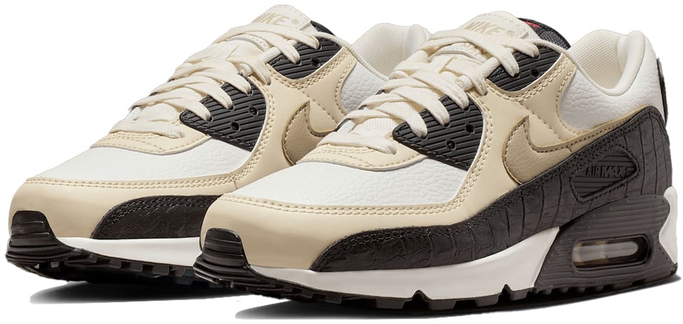Nike Air Max 90 'Sail Black Croc' (W)