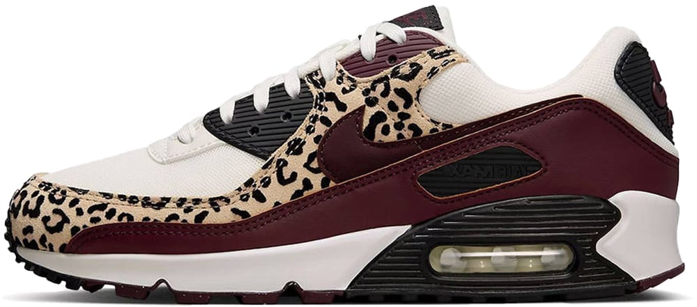 Nike Air Max 90 'Leopard Burgundy'