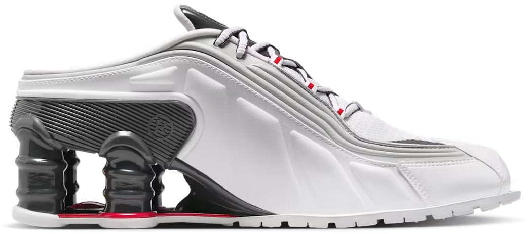 Nike Shox MR4 Mule Martine Rose Metallic 'Platinum Varsity Red' (W)