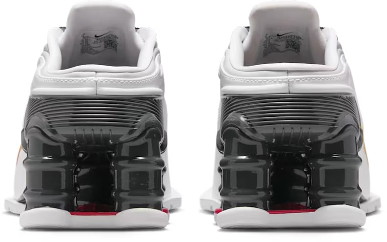 Nike Shox MR4 Mule Martine Rose Metallic 'Platinum Varsity Red' (W)
