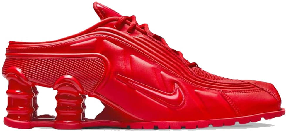 Nike Shox MR4 Mule Martine Rose 'Fire Red Black' (W)
