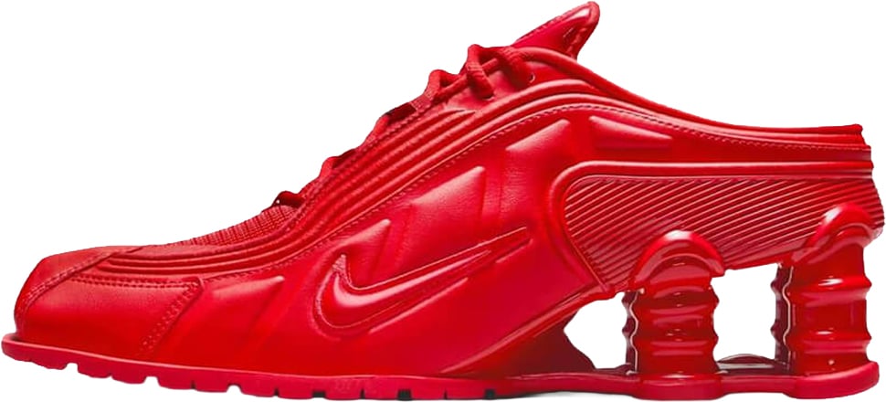 Nike Shox MR4 Mule Martine Rose 'Fire Red Black' (W)