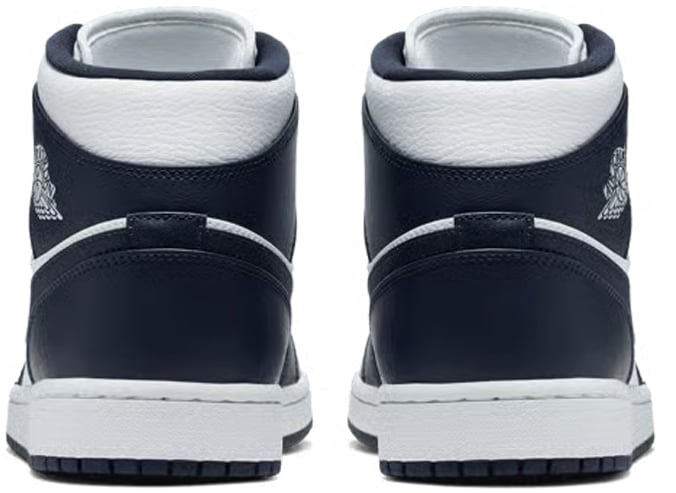 Air Jordan 1 Mid ‘White Metallic Gold Obsidian’