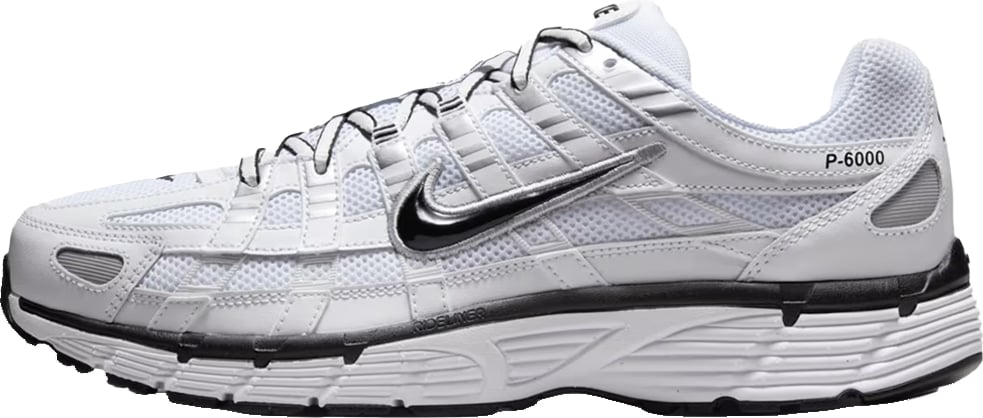 Nike P-6000 'White Metallic Silver Black'