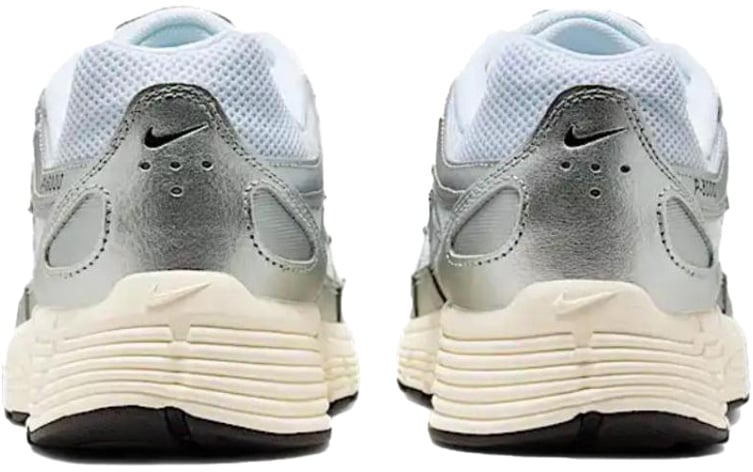 Nike P-6000 'White Metallic Silver Flat Silver Black'
