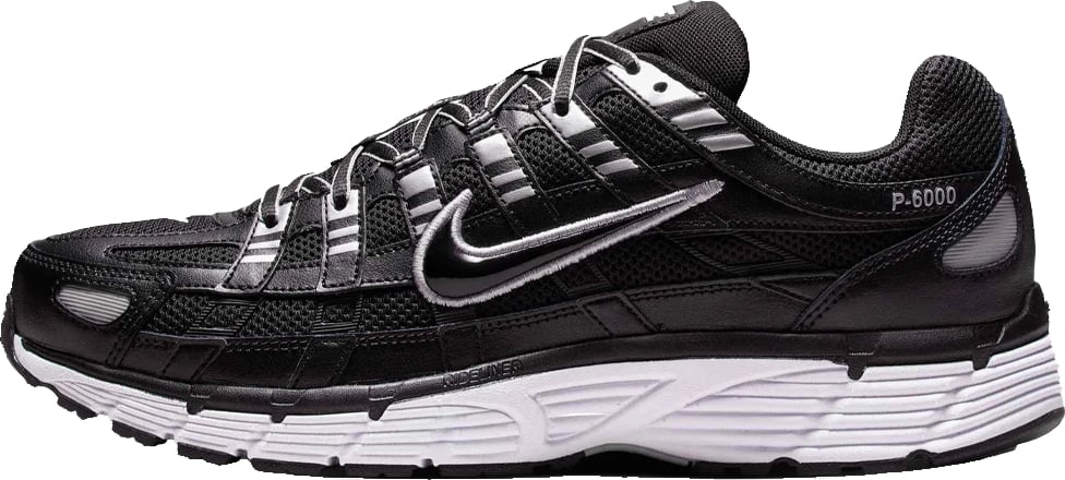 Nike P-6000 'Black White Metallic Silver'