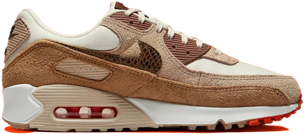 Nike Air Max 90 SE 'Pale Ivory Snakeskin Swoosh' (W)