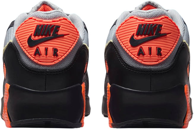 Nike Air Max 90 'Light Smoke Grey Hyper Crimson Limelight'