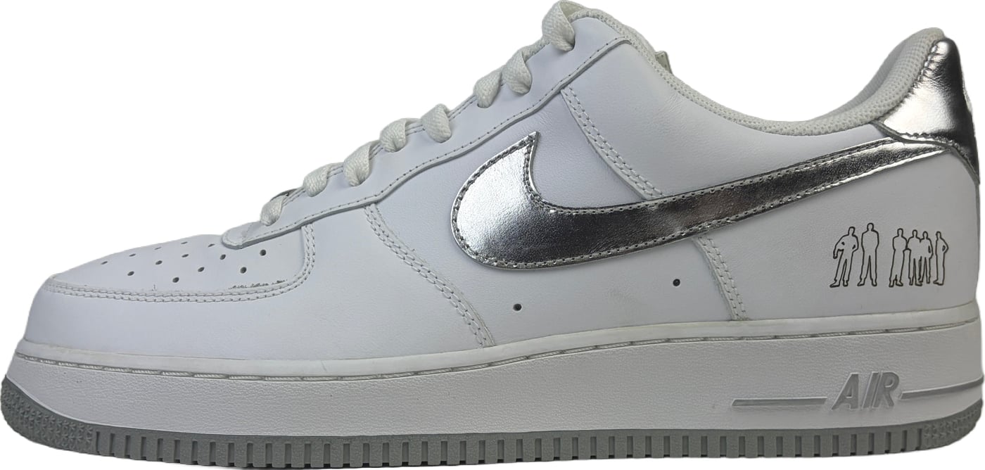 Nike Air Force 1 Low Players 'White Silver' - Size 45.5 (ARCHIVE)