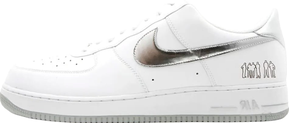 Nike Air Force 1 Low Players 'White Silver' - Size 45.5 (ARCHIVE)
