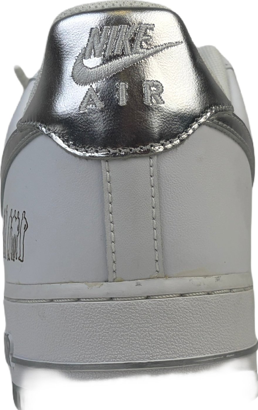 Nike Air Force 1 Low Players 'White Silver' - Size 45.5 (ARCHIVE)