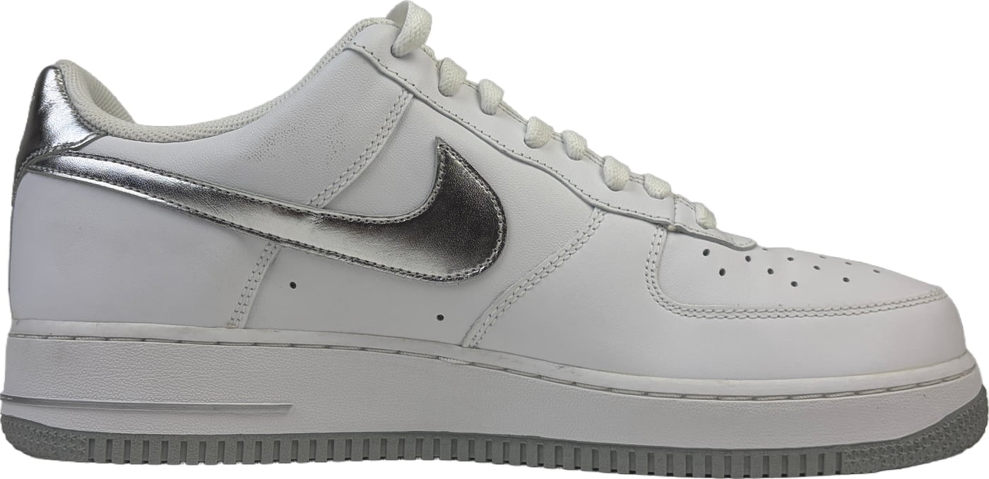 Nike Air Force 1 Low Players 'White Silver' - Size 45.5 (ARCHIVE)