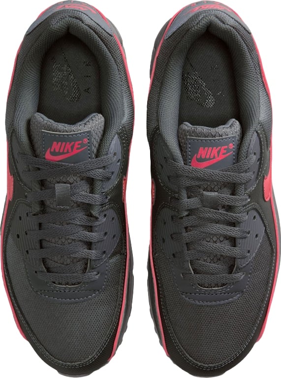 Nike Air Max 90 Premium 'Iron Grey University Red'