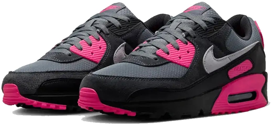 Nike Air Max 90 'Wolf Grey Hyper Pink'