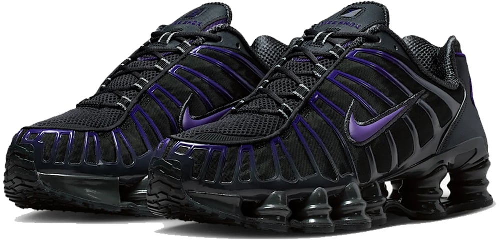 Nike Shox TL Dark Smoke Grey Court Purple'